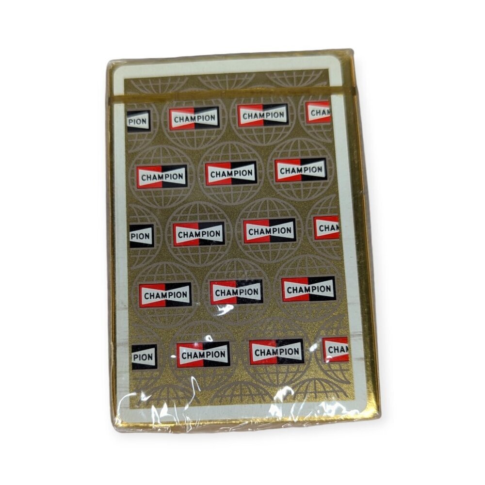 Vintage Champion Spark Plug Company Toledo Ohio Promotional Playing Cards Sealed